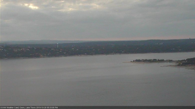 Lake Travis webcam, October 28, 2019 4:35 PM CT