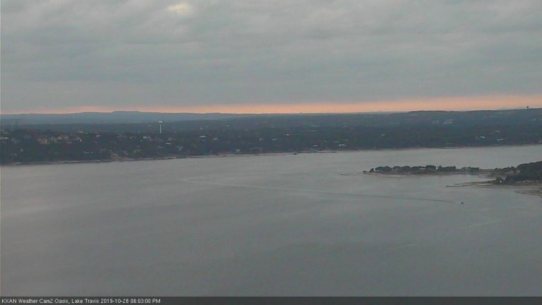 Lake Travis webcam, October 28, 2019 5:05 PM CT