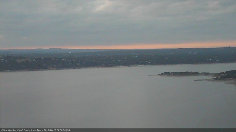 Lake Travis webcam, October 28, 2019 5:10 PM CT