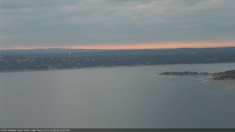Lake Travis webcam, October 28, 2019 5:15 PM CT