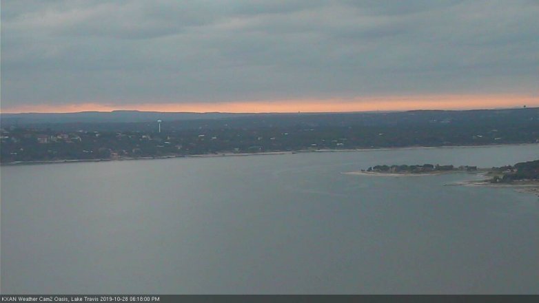 Lake Travis webcam, October 28, 2019 5:20 PM CT