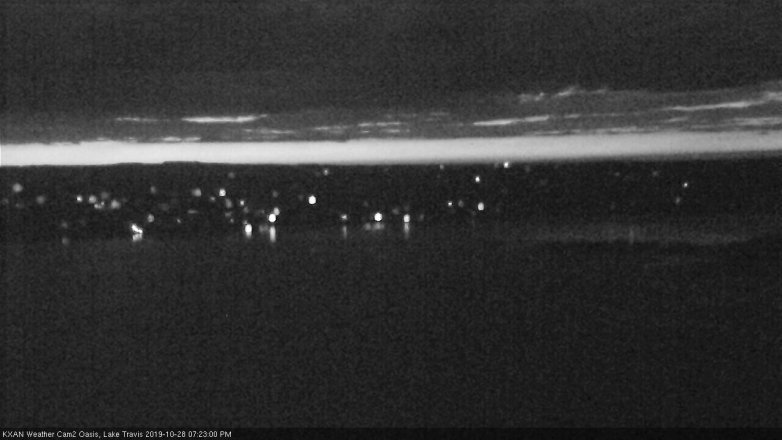 Lake Travis webcam, October 28, 2019 6:25 PM CT