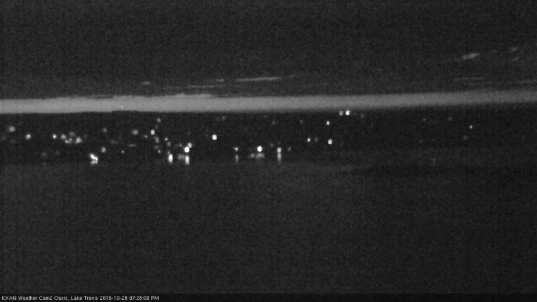 Lake Travis webcam, October 28, 2019 6:30 PM CT