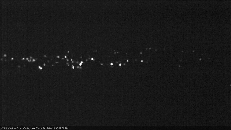 Lake Travis webcam, October 28, 2019 7:05 PM CT