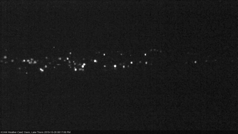 Lake Travis webcam, October 28, 2019 7:20 PM CT