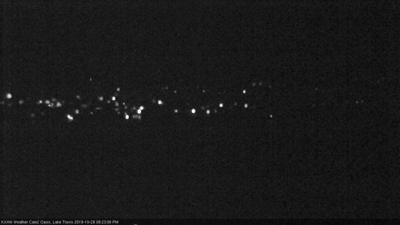 Lake Travis webcam, October 28, 2019 7:25 PM CT