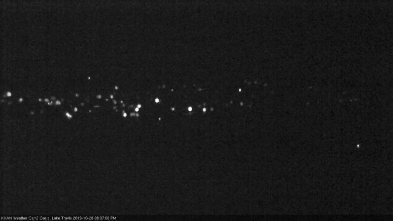 Lake Travis webcam, October 28, 2019 7:40 PM CT