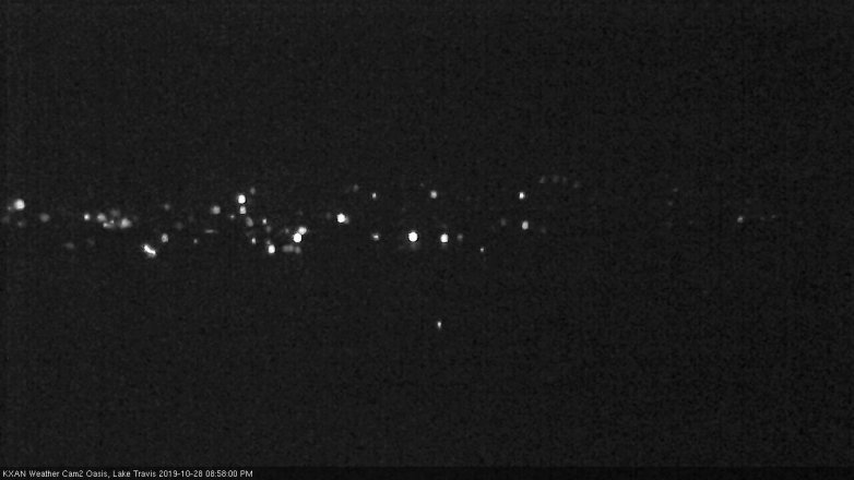 Lake Travis webcam, October 28, 2019 8:00 PM CT