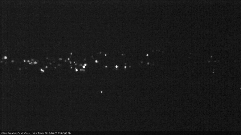 Lake Travis webcam, October 28, 2019 8:05 PM CT