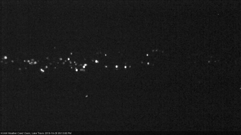 Lake Travis webcam, October 28, 2019 8:15 PM CT
