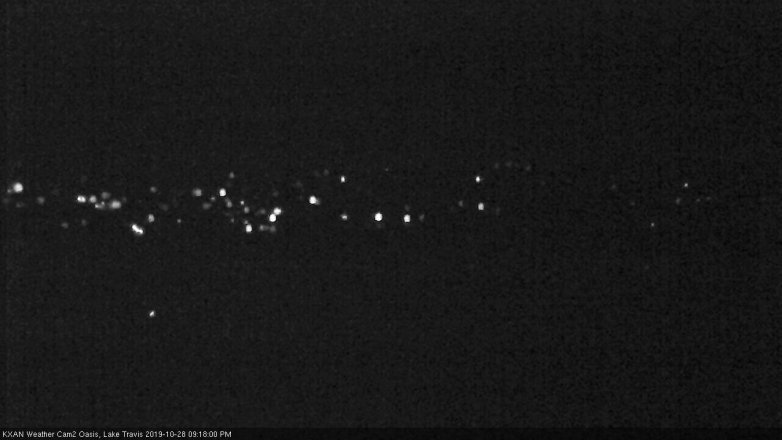 Lake Travis webcam, October 28, 2019 8:20 PM CT