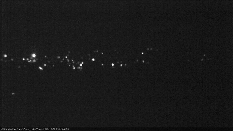 Lake Travis webcam, October 28, 2019 8:25 PM CT