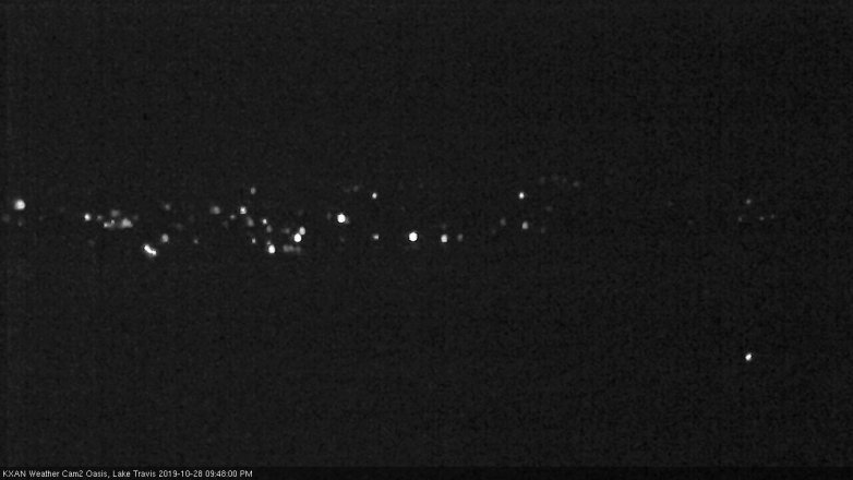 Lake Travis webcam, October 28, 2019 8:50 PM CT
