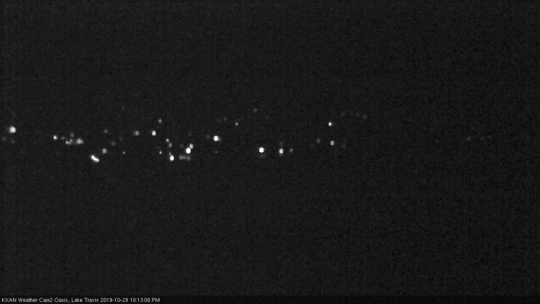 Lake Travis webcam, October 28, 2019 9:15 PM CT