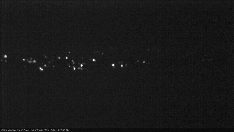 Lake Travis webcam, October 28, 2019 9:25 PM CT