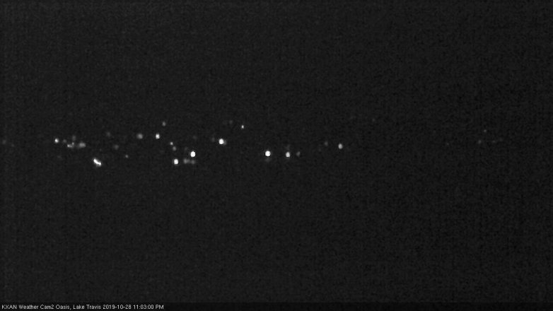 Lake Travis webcam, October 28, 2019 10:05 PM CT