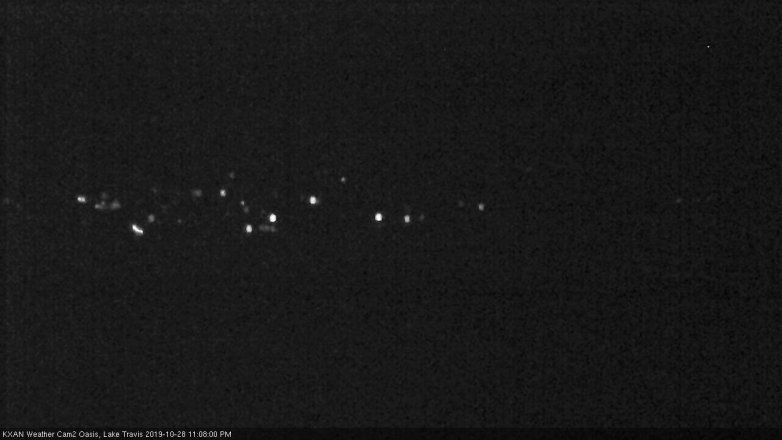 Lake Travis webcam, October 28, 2019 10:10 PM CT