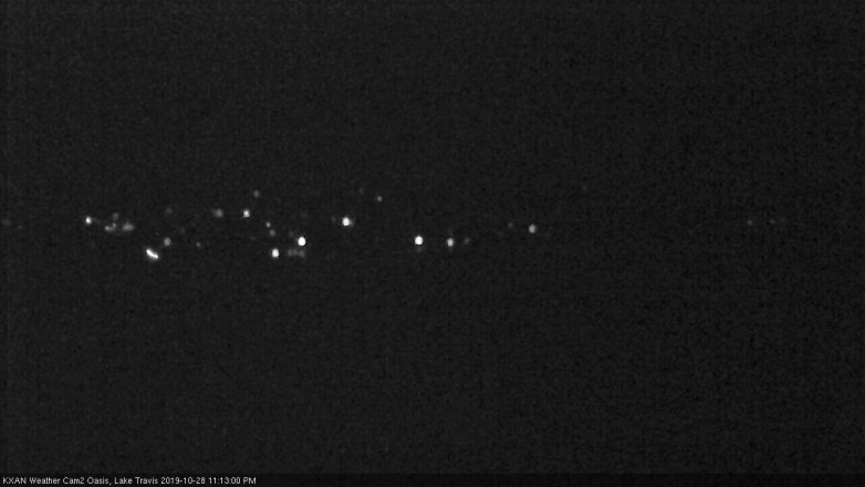 Lake Travis webcam, October 28, 2019 10:15 PM CT