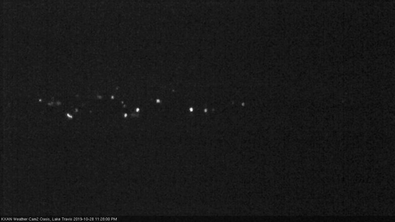 Lake Travis webcam, October 28, 2019 10:30 PM CT