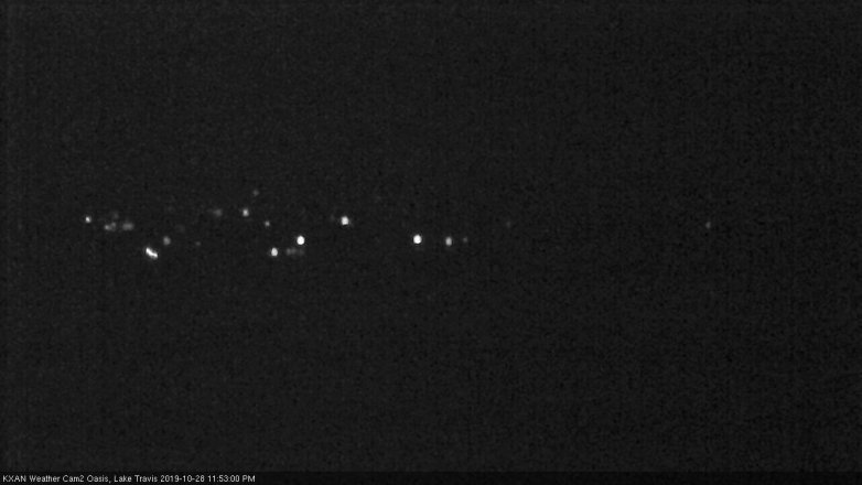 Lake Travis webcam, October 28, 2019 10:55 PM CT