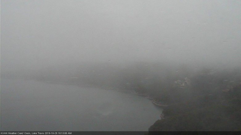 Lake Travis webcam, October 29, 2019 9:15 AM CT