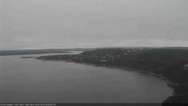 Lake Travis webcam, October 29, 2019 3:05 PM CT