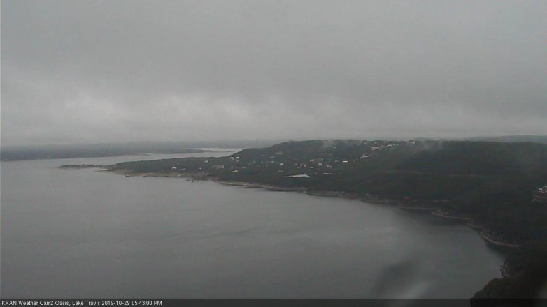 Lake Travis webcam, October 29, 2019 4:45 PM CT