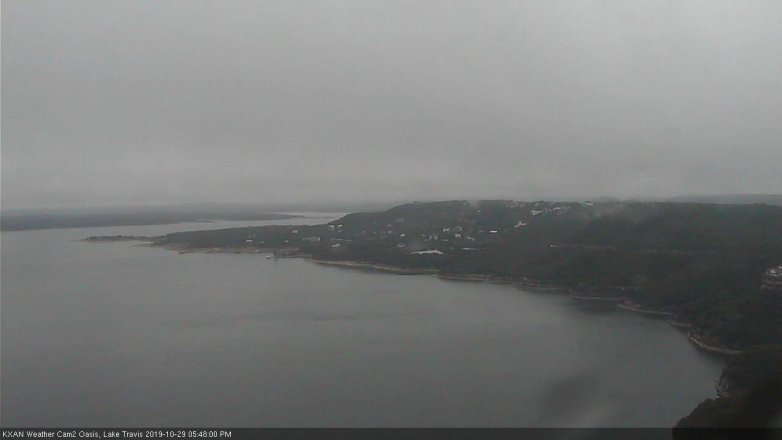 Lake Travis webcam, October 29, 2019 4:50 PM CT