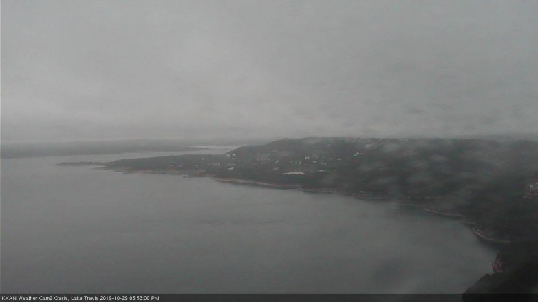 Lake Travis webcam, October 29, 2019 4:55 PM CT