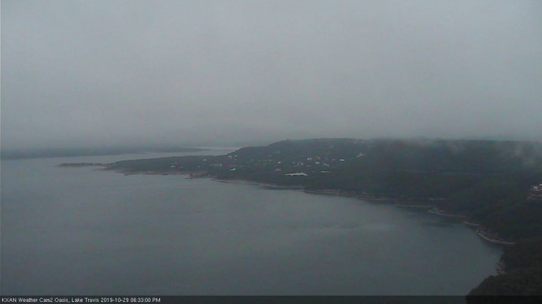 Lake Travis webcam, October 29, 2019 5:35 PM CT