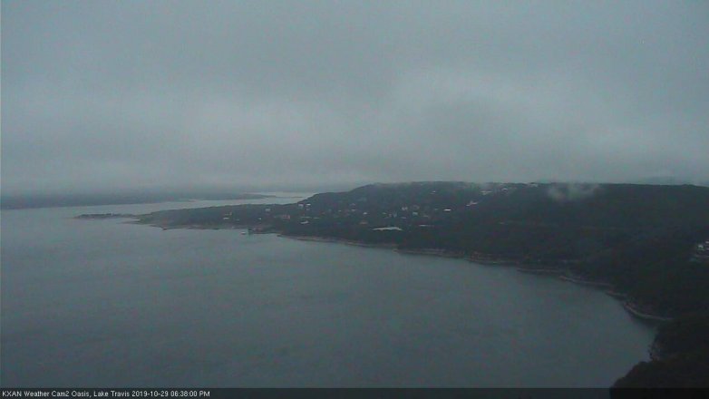 Lake Travis webcam, October 29, 2019 5:40 PM CT