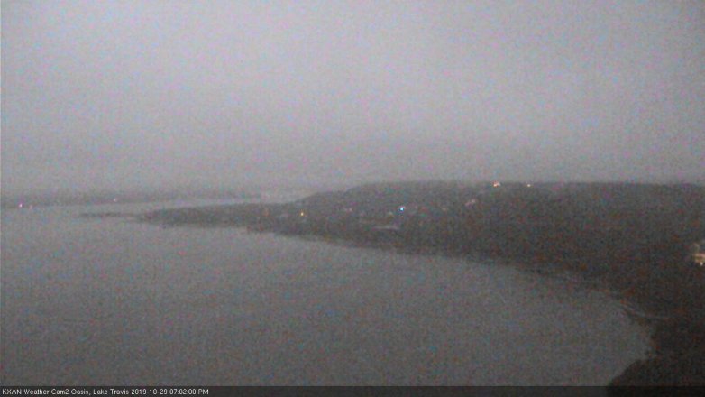 Lake Travis webcam, October 29, 2019 6:05 PM CT