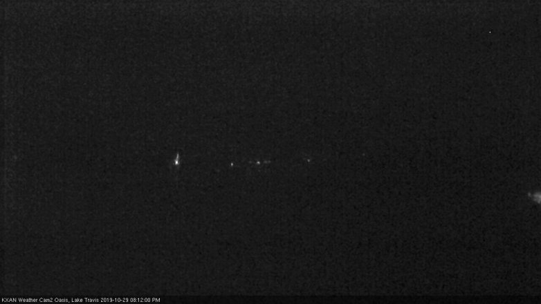 Lake Travis webcam, October 29, 2019 7:15 PM CT