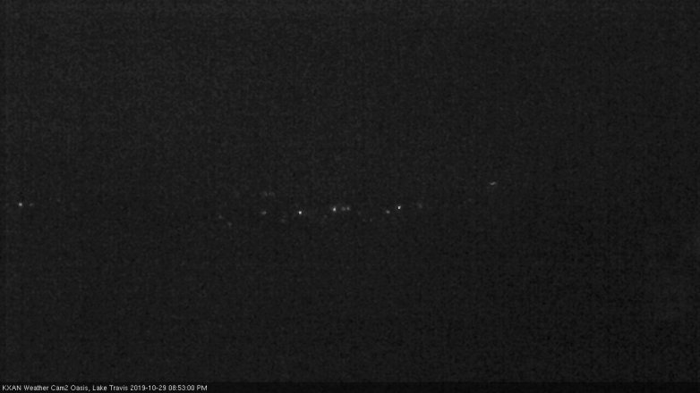 Lake Travis webcam, October 29, 2019 7:55 PM CT