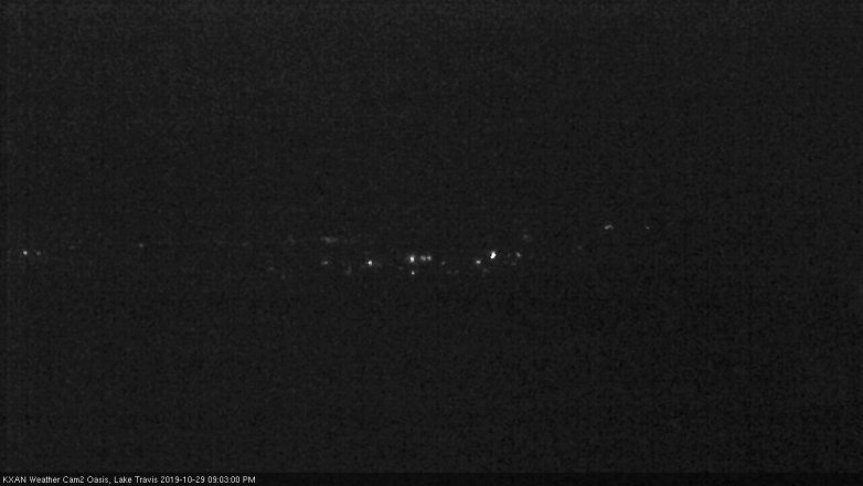 Lake Travis webcam, October 29, 2019 8:05 PM CT