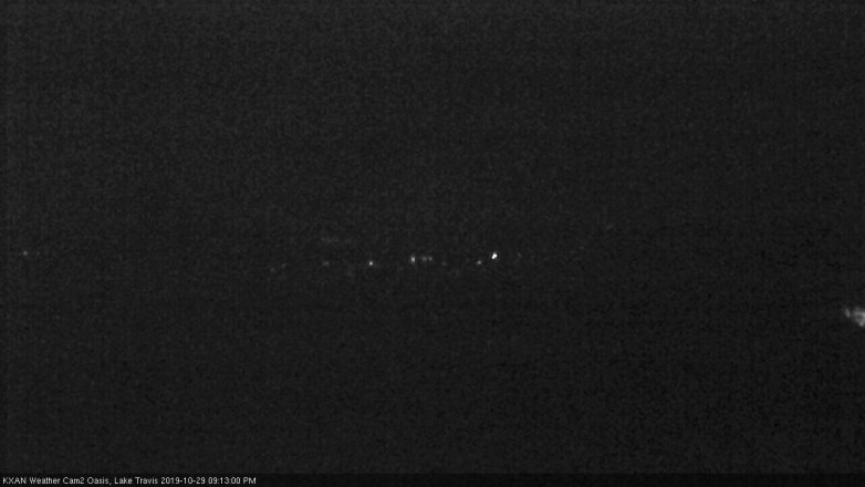 Lake Travis webcam, October 29, 2019 8:15 PM CT