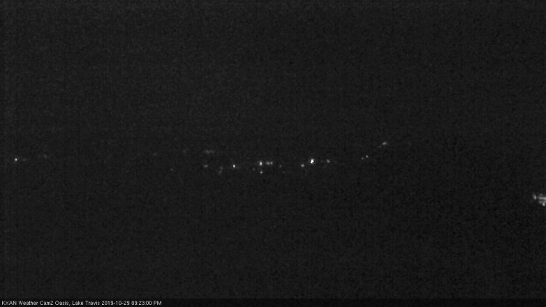 Lake Travis webcam, October 29, 2019 8:25 PM CT