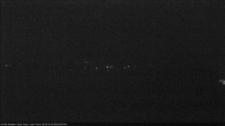 Lake Travis webcam, October 29, 2019 8:45 PM CT
