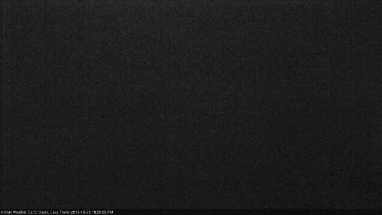 Lake Travis webcam, October 29, 2019 9:30 PM CT