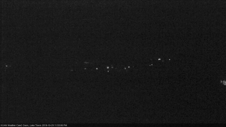 Lake Travis webcam, October 29, 2019 10:55 PM CT
