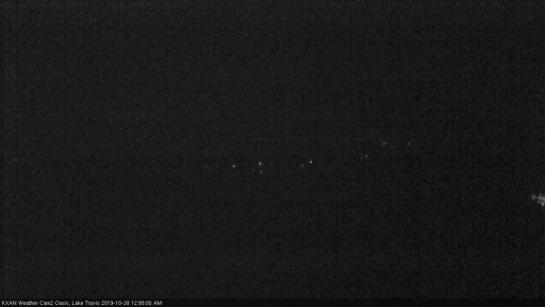 Lake Travis webcam, October 29, 2019 11:10 PM CT