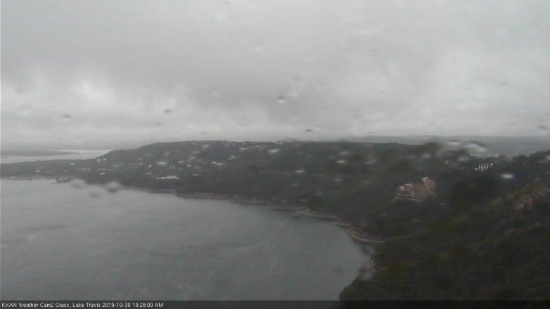 Lake Travis webcam, October 30, 2019 9:30 AM CT
