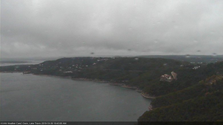 Lake Travis webcam, October 30, 2019 9:45 AM CT