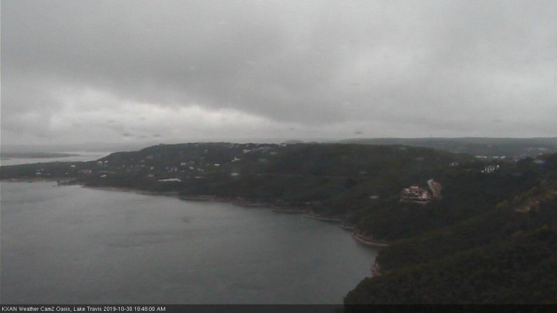 Lake Travis webcam, October 30, 2019 9:50 AM CT