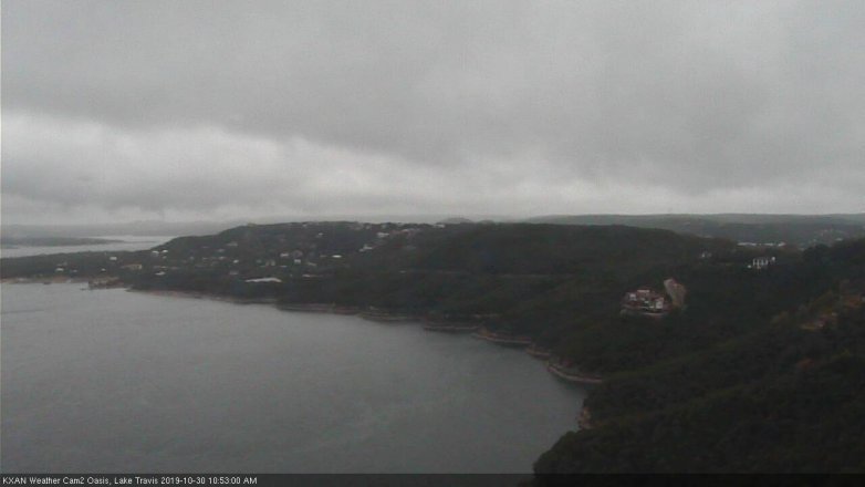 Lake Travis webcam, October 30, 2019 9:55 AM CT