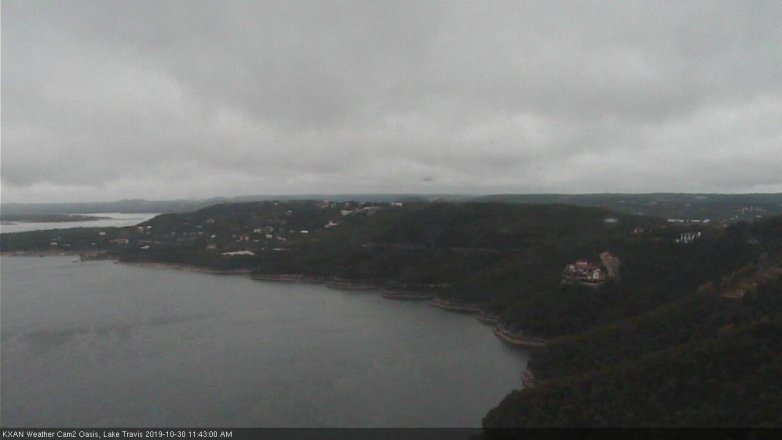 Lake Travis webcam, October 30, 2019 10:45 AM CT
