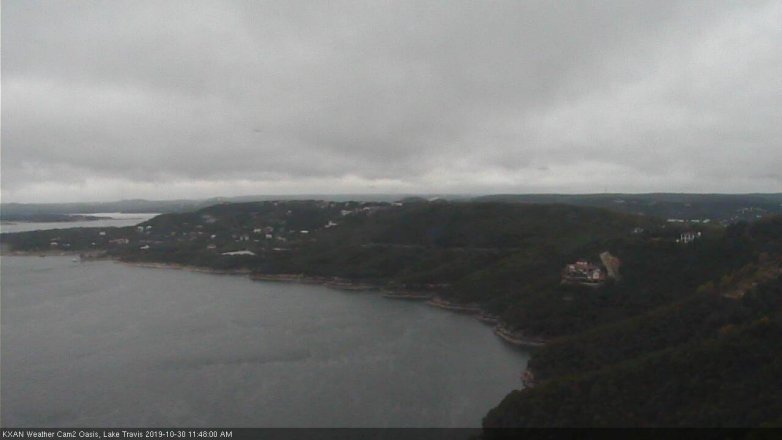 Lake Travis webcam, October 30, 2019 10:50 AM CT
