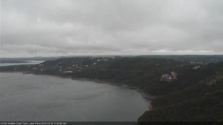 Lake Travis webcam, October 30, 2019 10:55 AM CT
