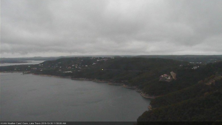 Lake Travis webcam, October 30, 2019 11:00 AM CT