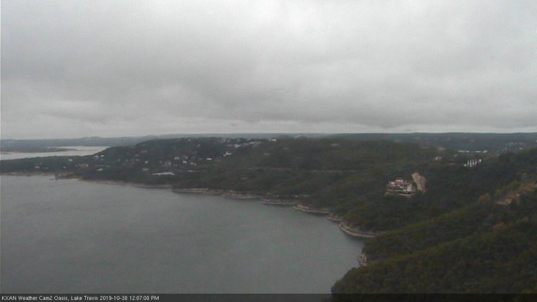 Lake Travis webcam, October 30, 2019 11:10 AM CT